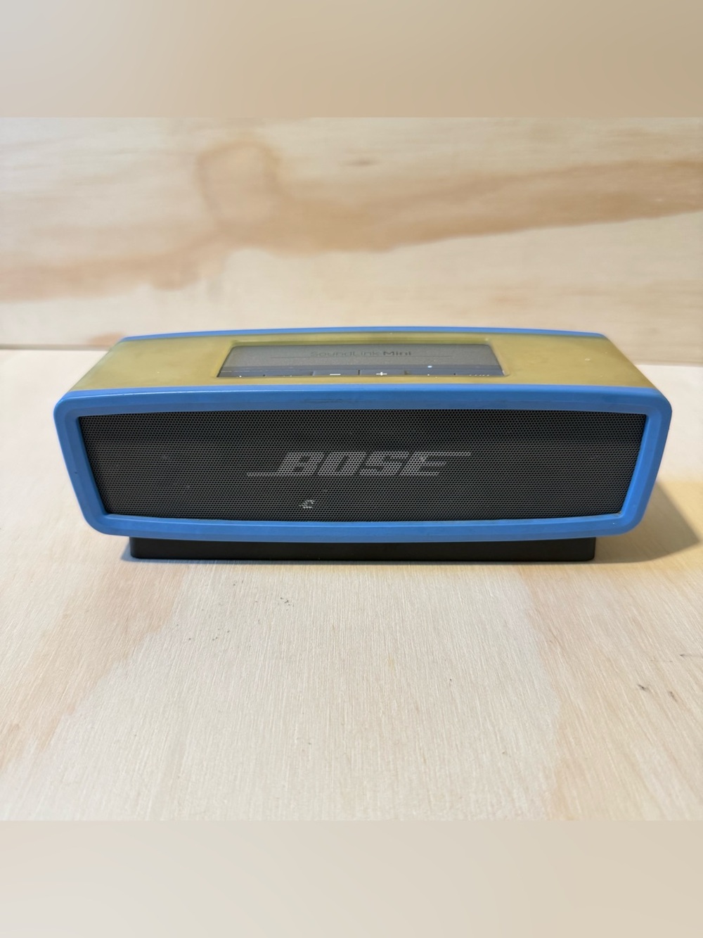 BOSE Soundlink Mini Bluetooth Speaker Blue w/Dock-Charger Tested Good Read Blw!